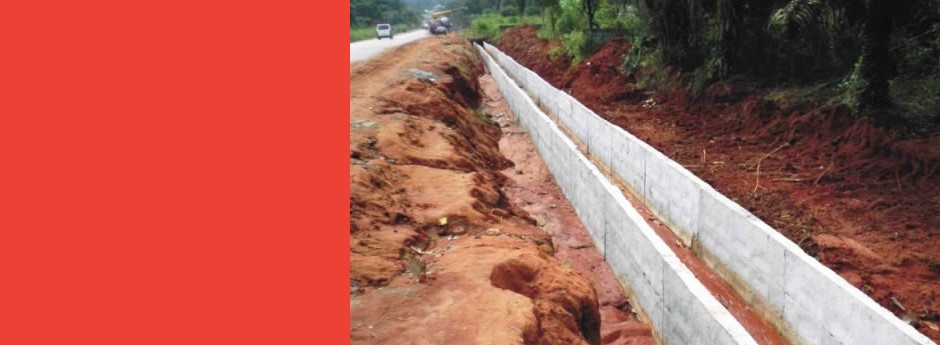 Drainage constructions and designs